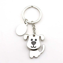 Custom Cute Pet Dog Logo Design Charm Promotional Metal Keychains